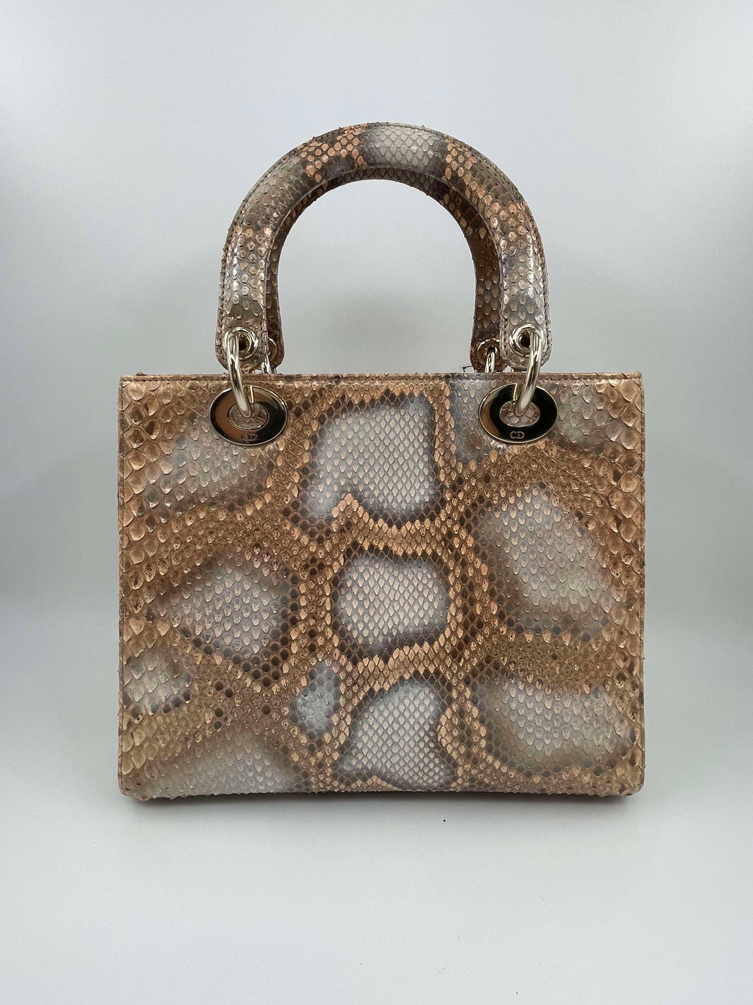 Dior Handbag, Lady Dior, made from python leather