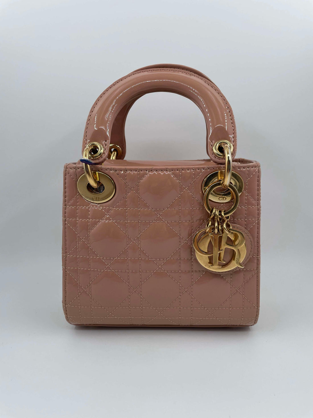Christian Dior Lady Dior Cannage Mini Shoulder Bag Pink Beig M0505ONGE_M50P