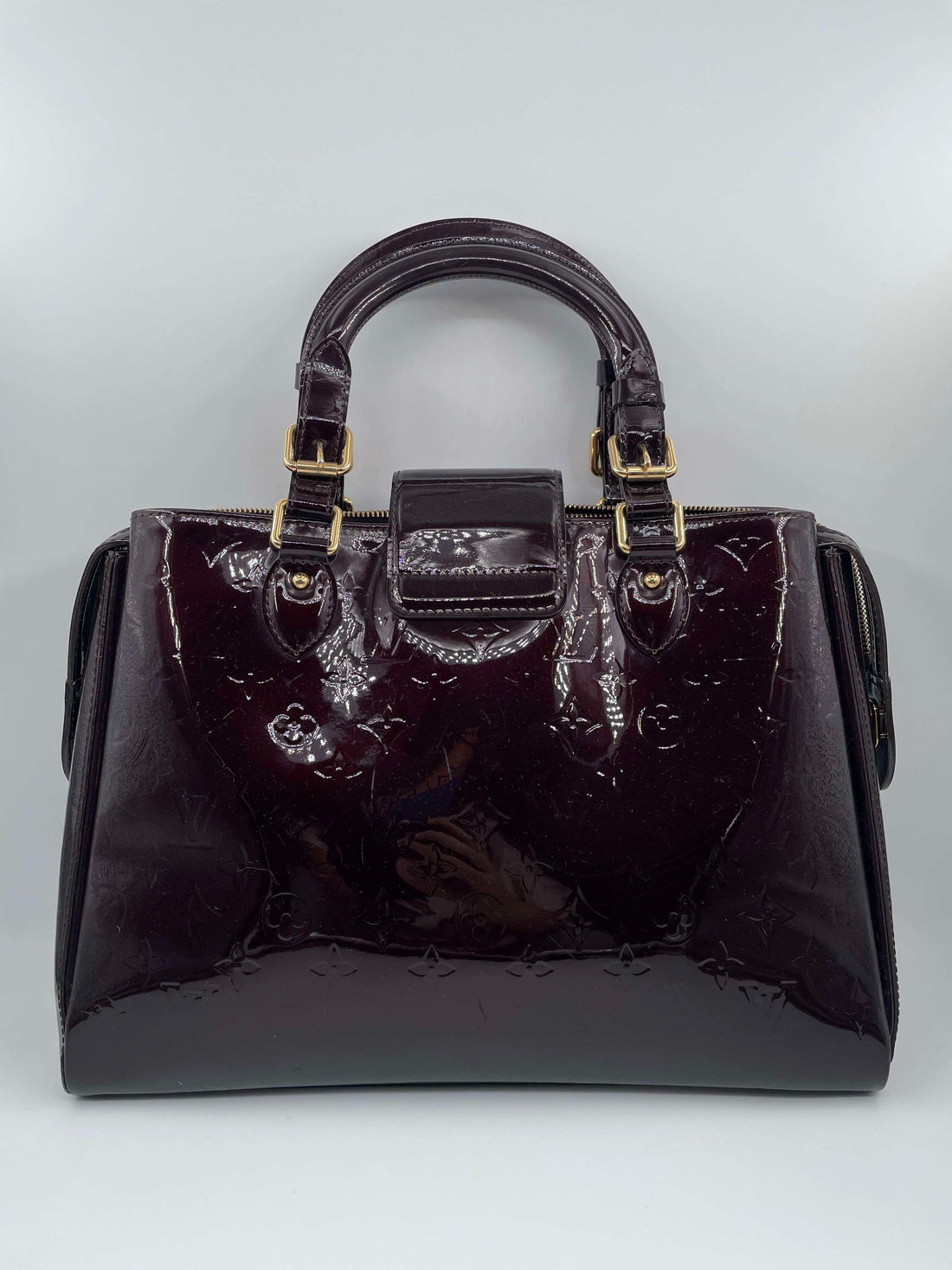 Louis Vuitton Amarante Monogram Vernis Melrose Avenue Bag