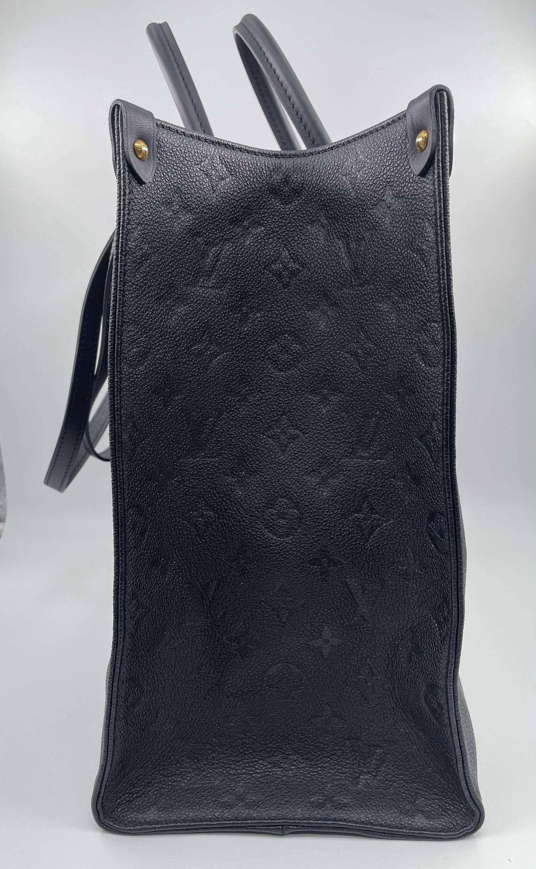 Louis Vuitton OnTheGo MM Monogram Empreinte Leather Tote Bag for Women - Black