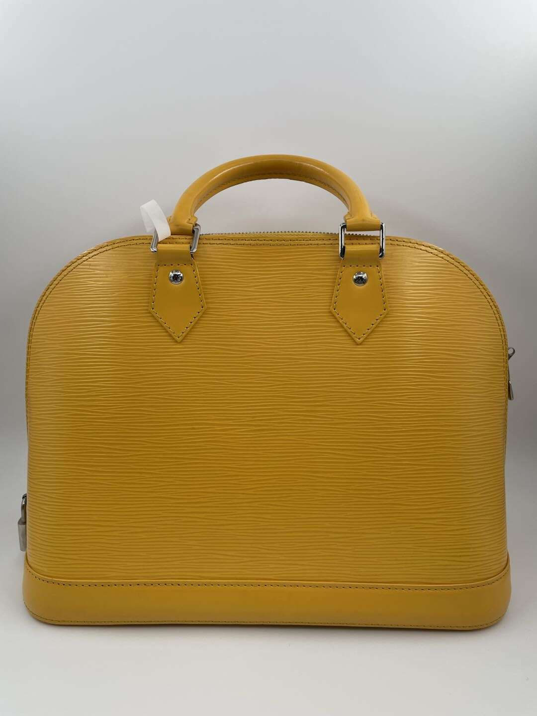 Louis Vuitton Alma PM Yellow Epi Leather Hand Shoulder Bag Authentic Vintage