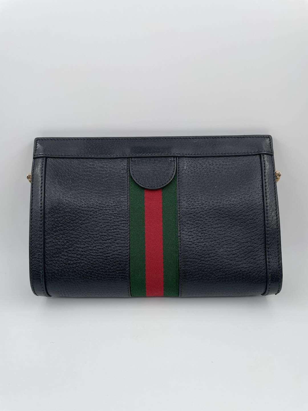 Gucci GG Ophidia Chain Shoulder Bag Leather Purse Small 