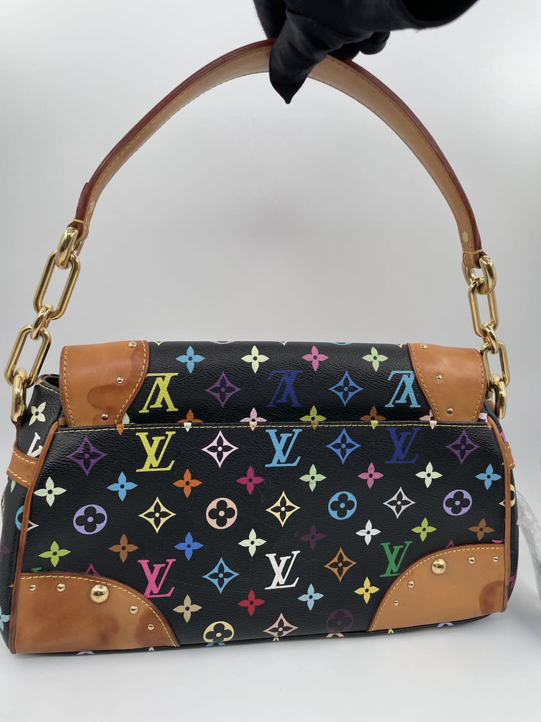 Louis Vuitton Beverly MM Multicolor Monogram Canvas Handbag