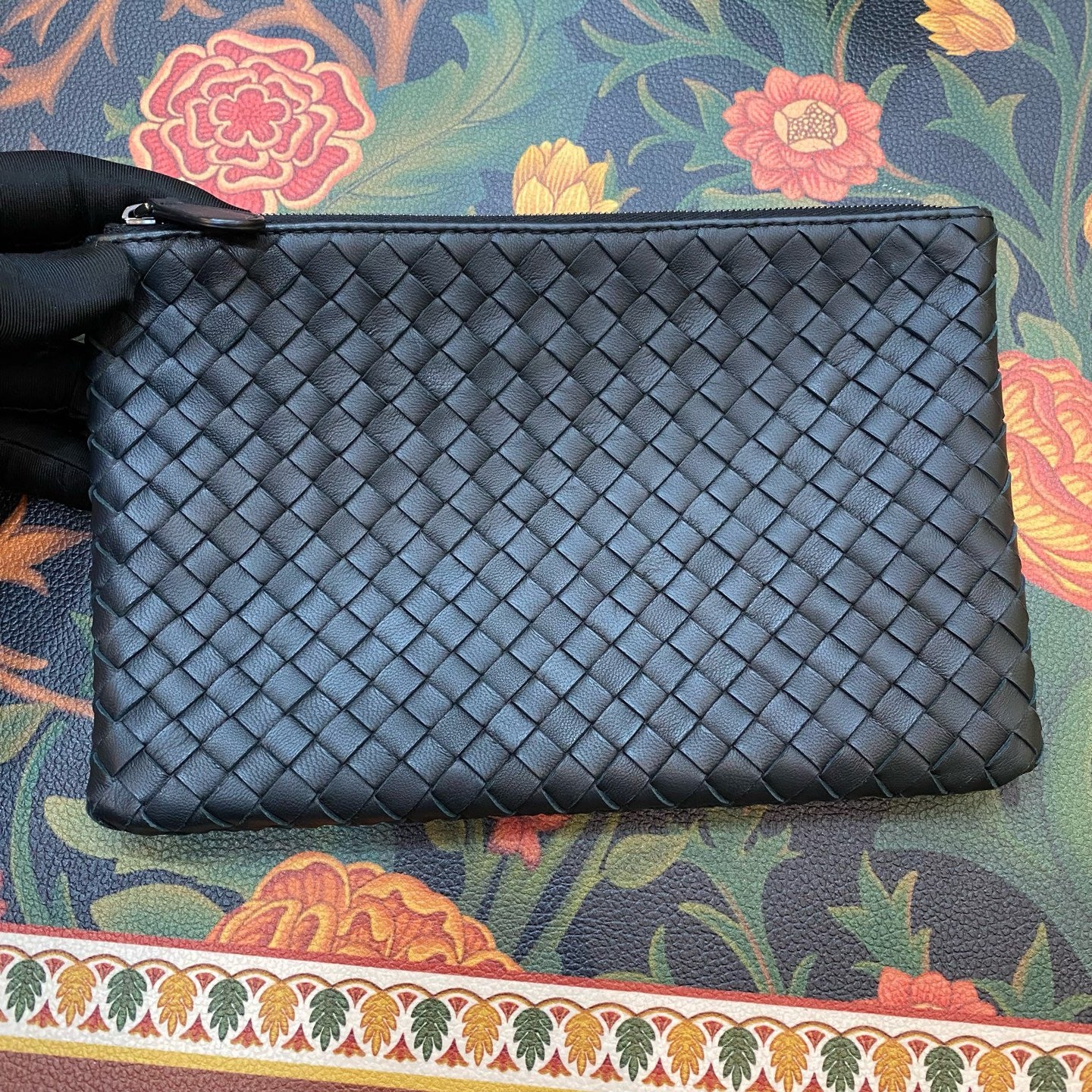 Bottega Veneta Leather Clutch