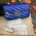 GUCCI GG Marmont Flap Leather Crossbody Bag