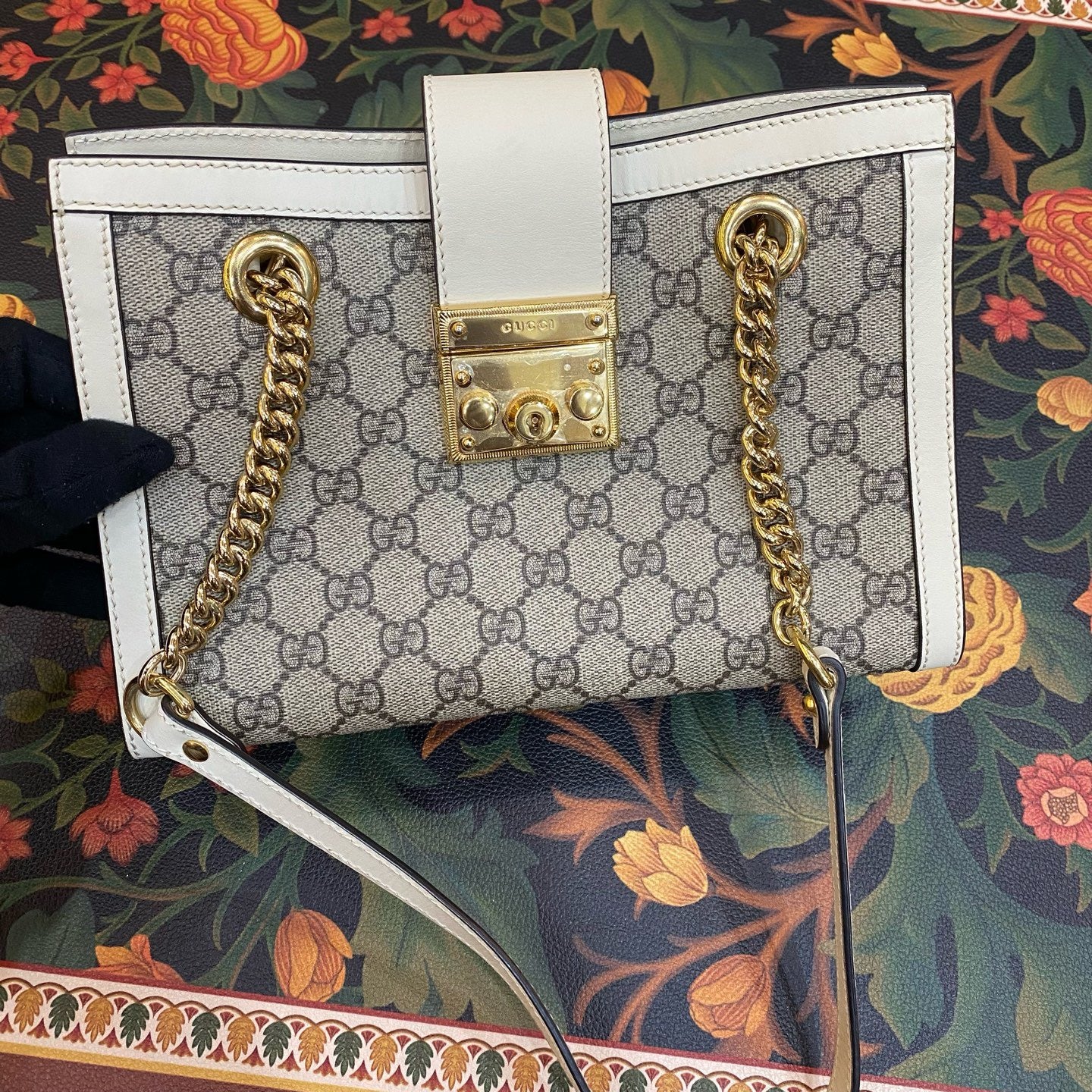 GUCCI Padlock leather crossbody bag