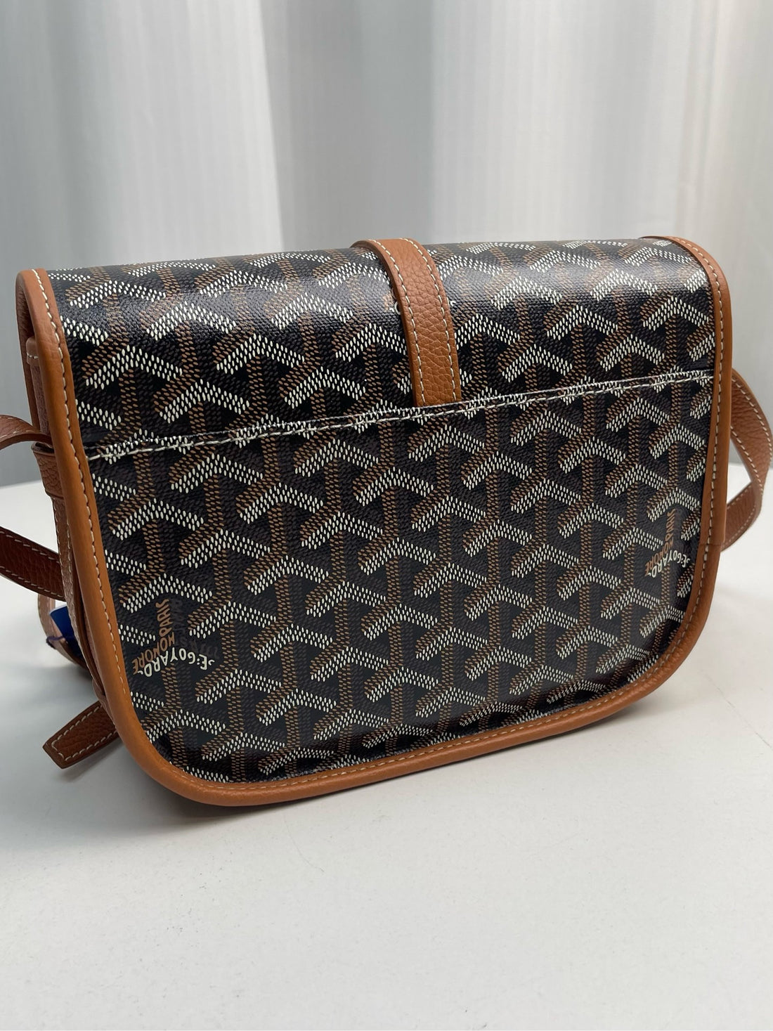 Goyard Belvedere PM Bag Black Goyardine Palladium Hardware