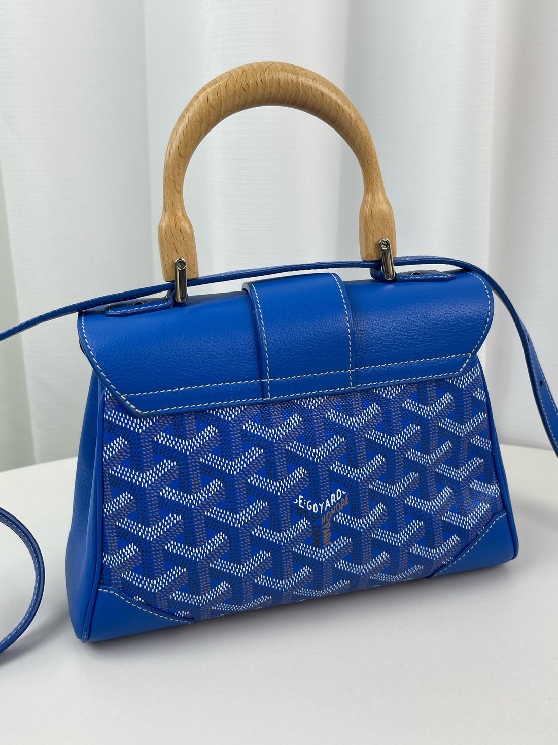 Goyard Blue Goyardine Saigon