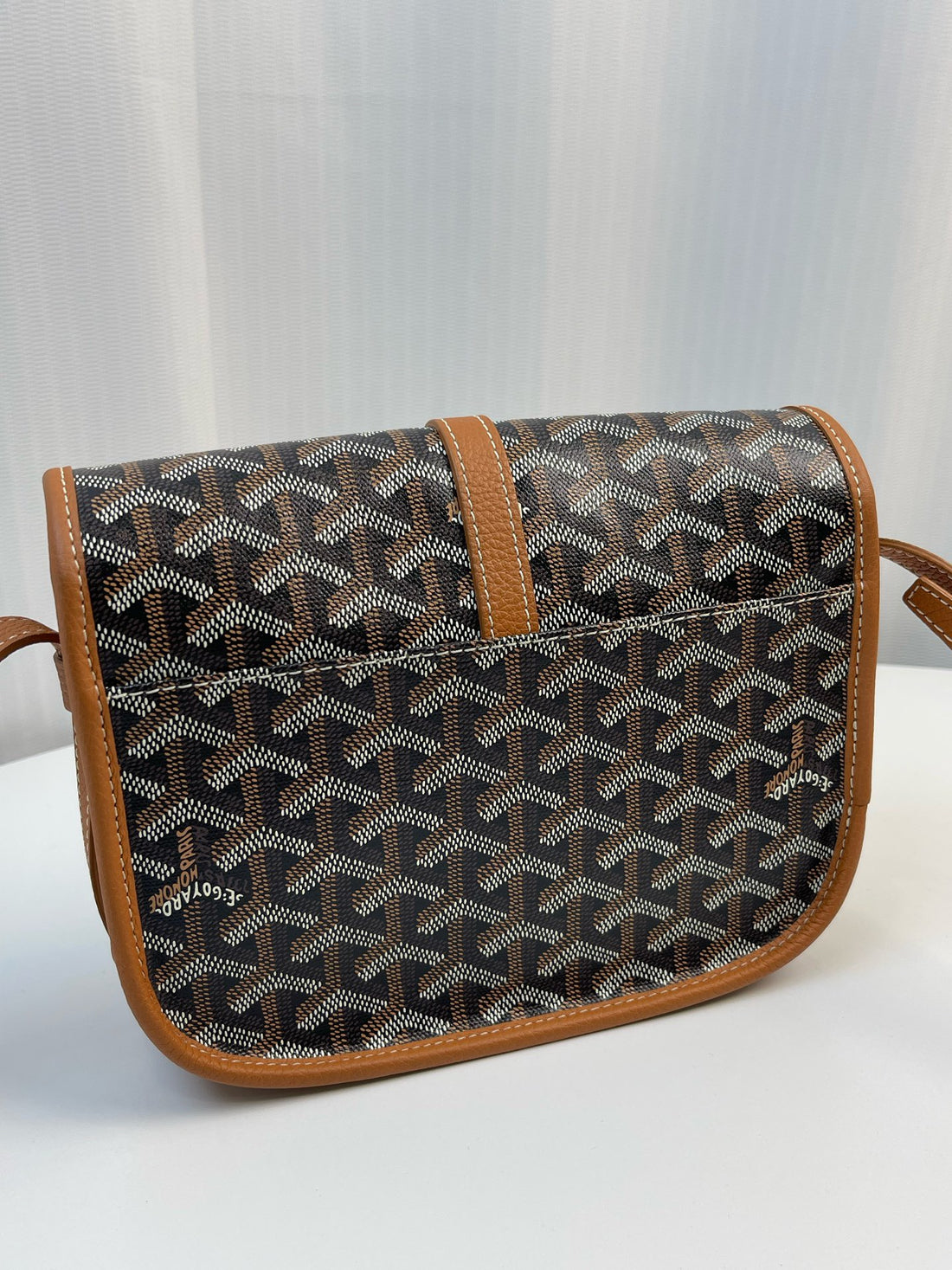 Goyard Belvedère cloth crossbody bag