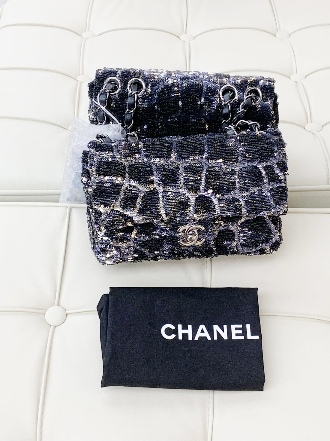 Chanel classic tweed crossbody bag