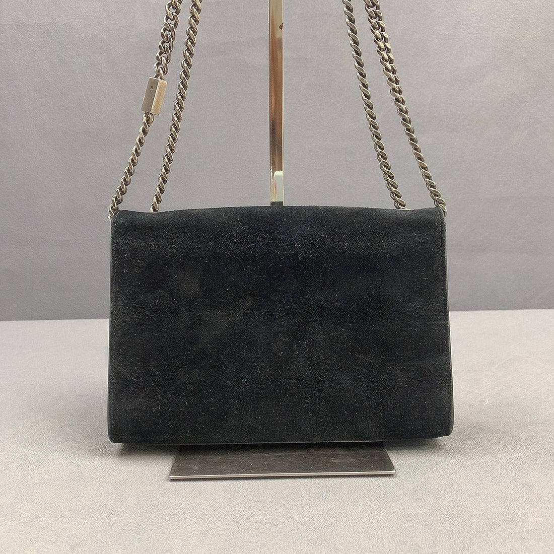 Saint Laurent YSL Monogram Kate Coral Turquoise Studded Crossbody Bag