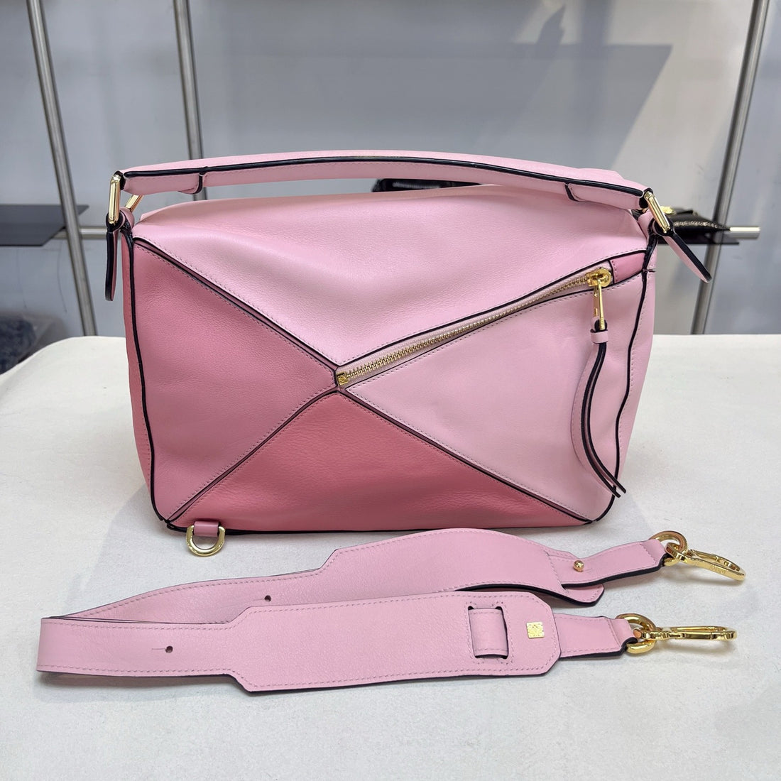 LOEWE Puzzle Leather Crossbody Bag