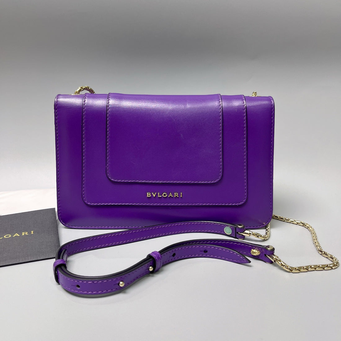 Bulgari Serpenti Leather Crossbody Bag