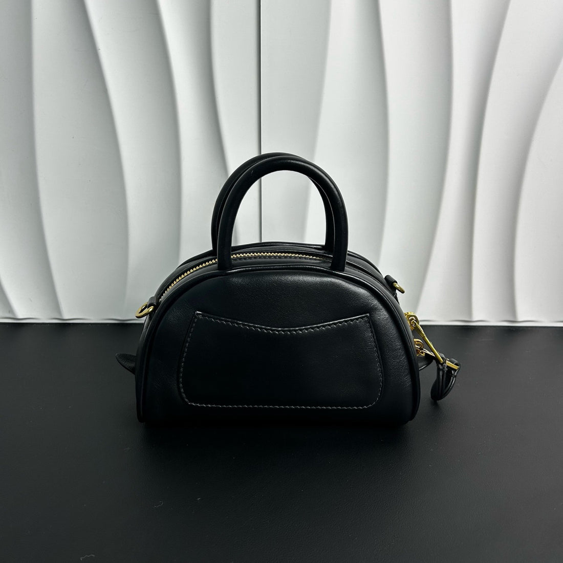 Miu Miu  Small Black Soft Leather Handbag