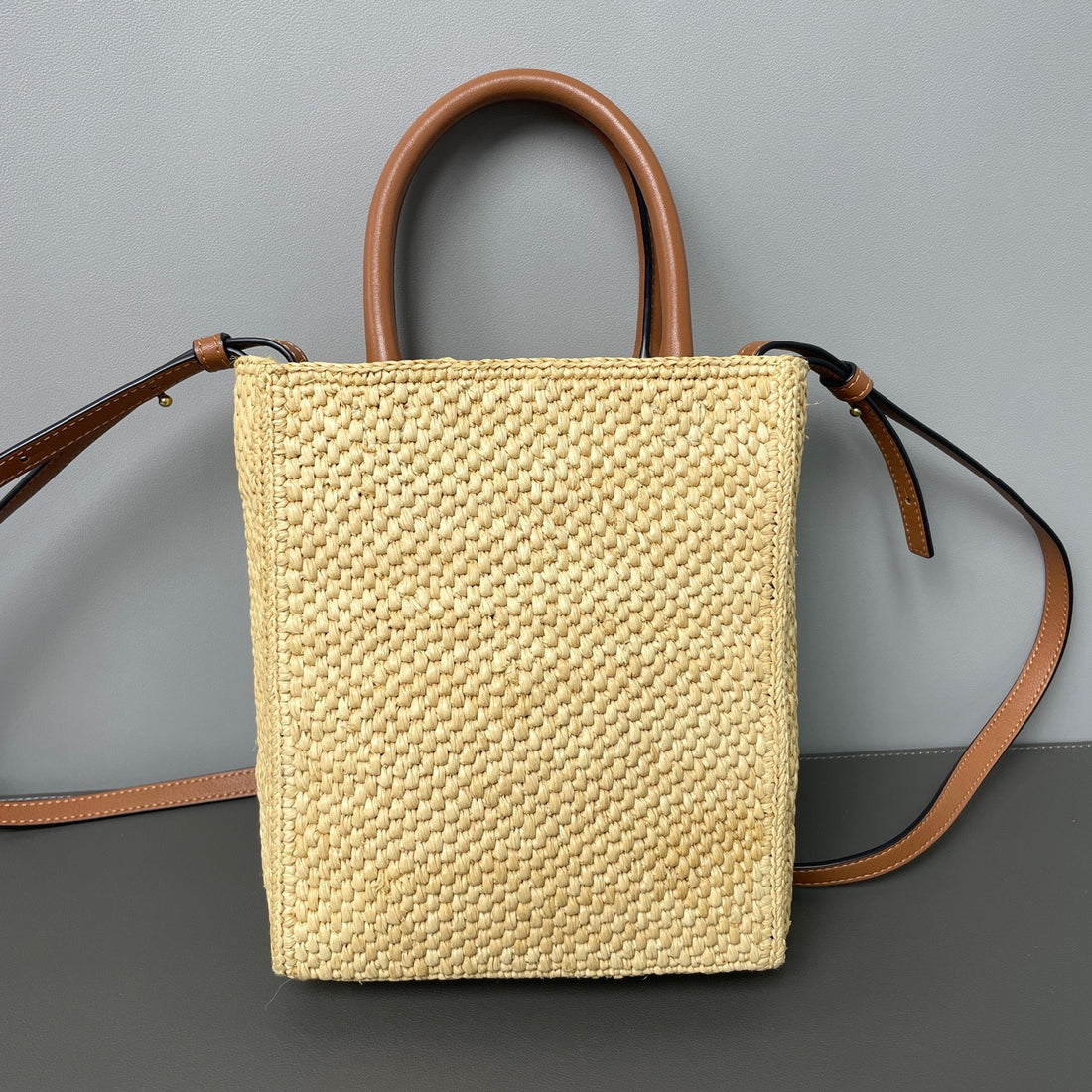 Lowell A5 Standard Raffia Tote Bag