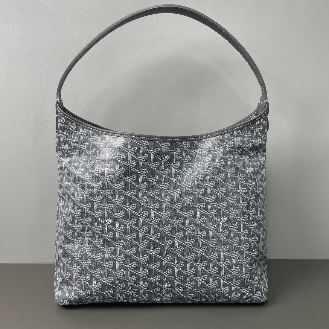 Goyard Goyardine Boheme Hobo Grey