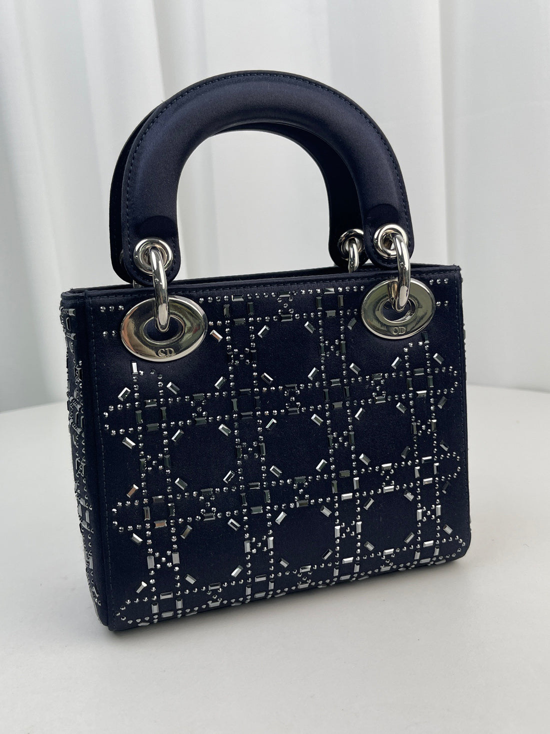 Dior Lady Dior silk handbag