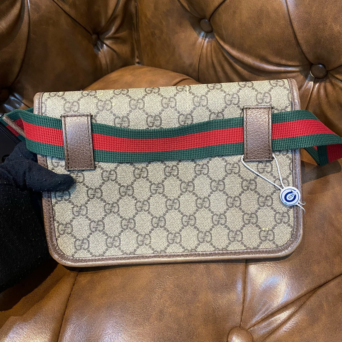 Gucci  Retro-chic Leather Travel Bag