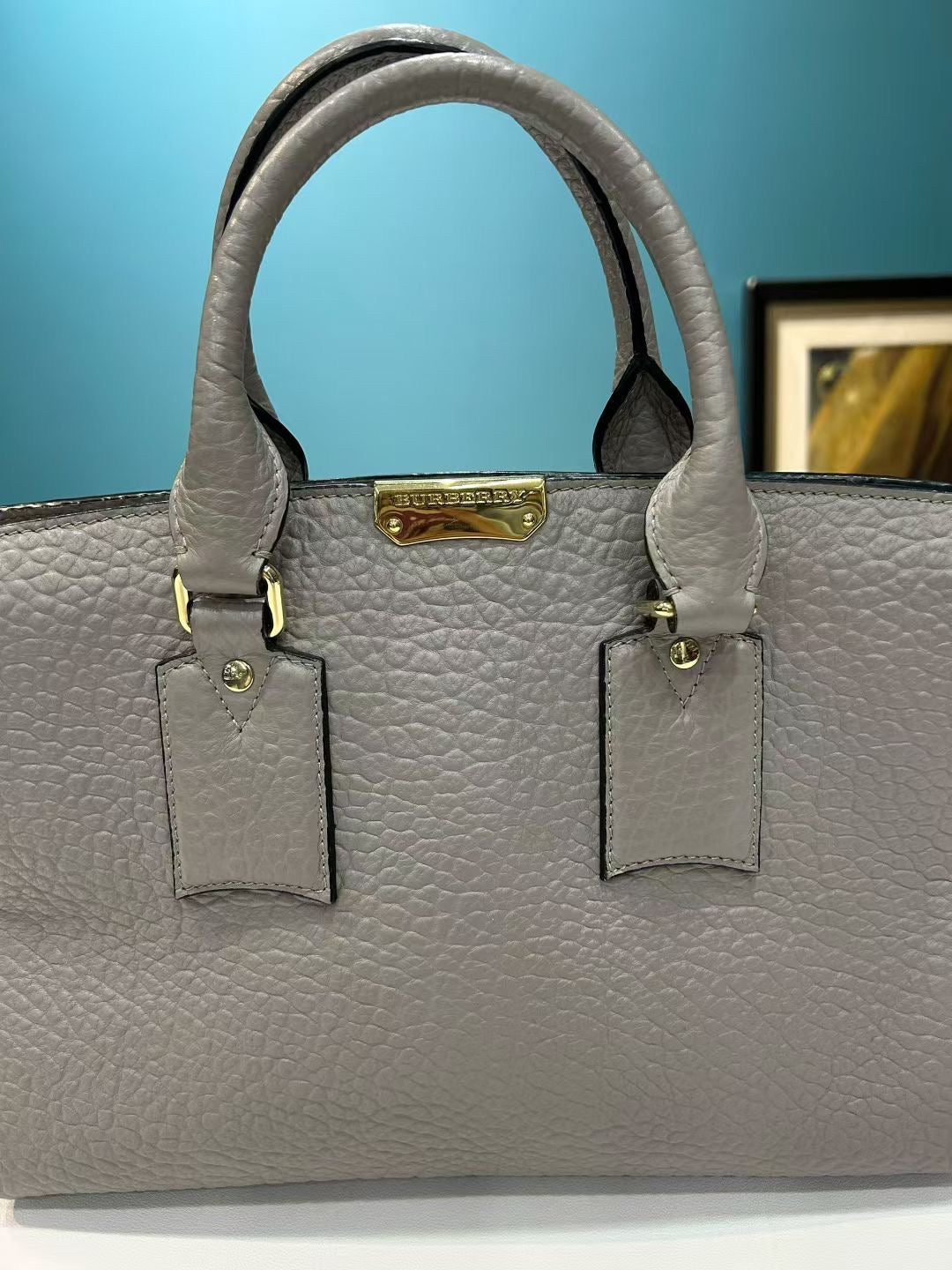 Burberry leather handbag