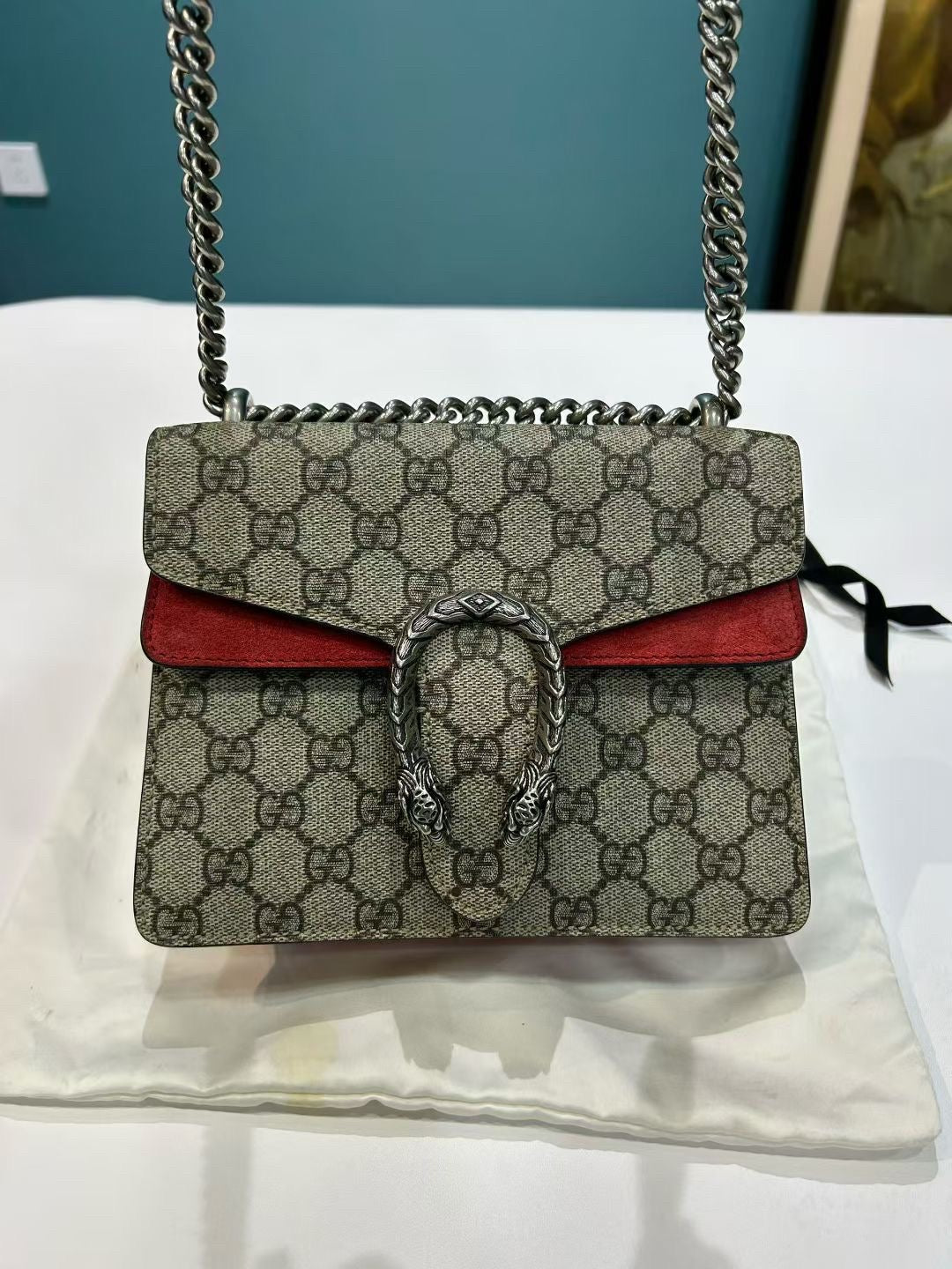 GUCCI Dionysus leather handbag