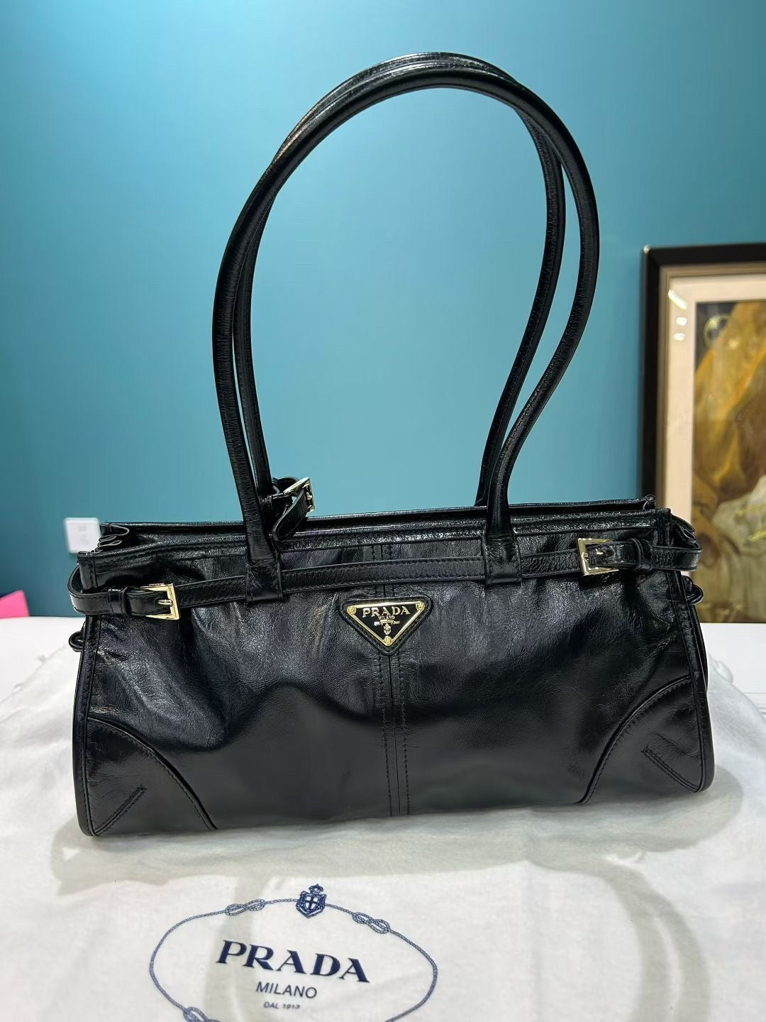 PRADA leather handbag