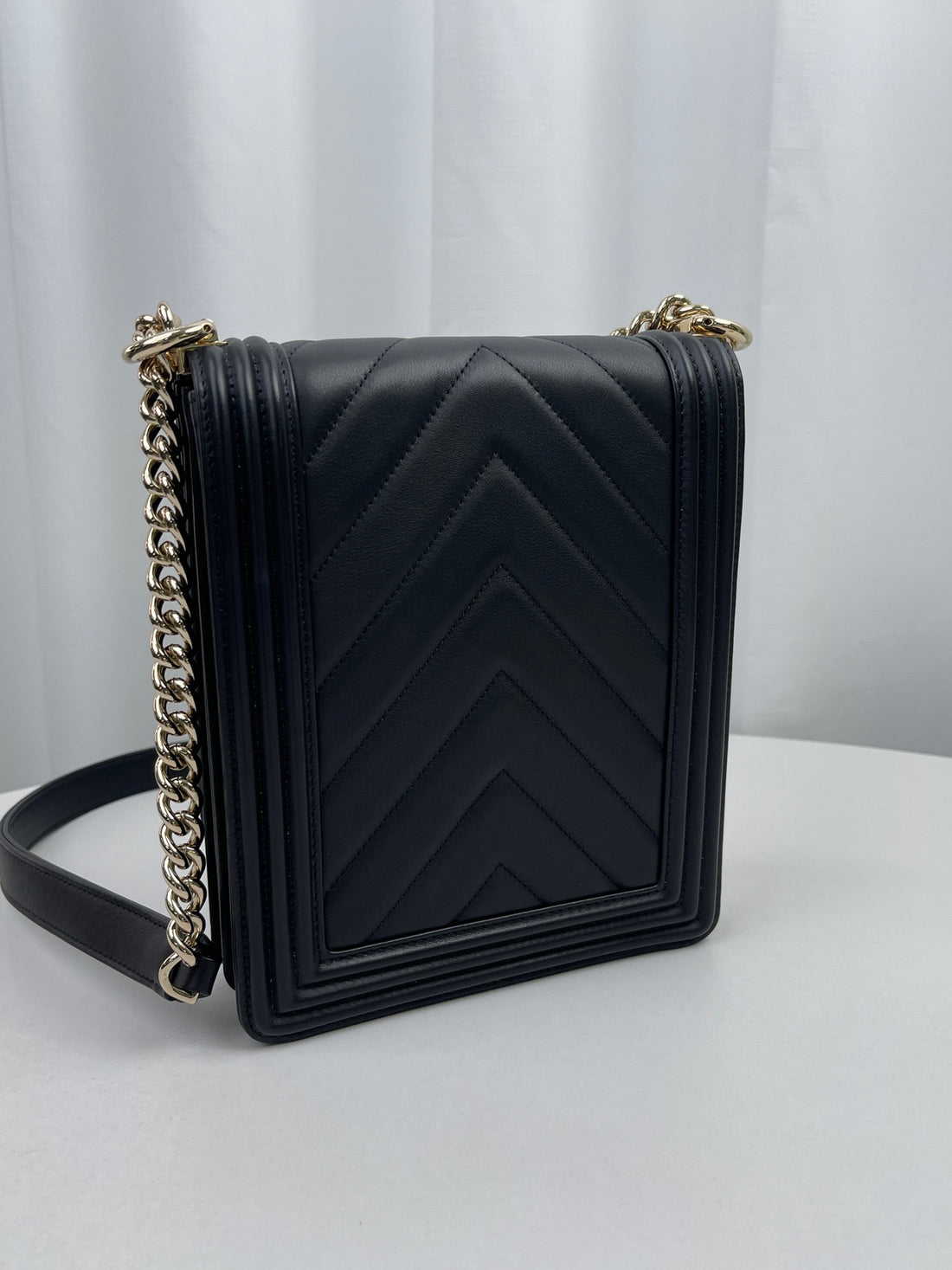 Chanel calfskin Le Boy