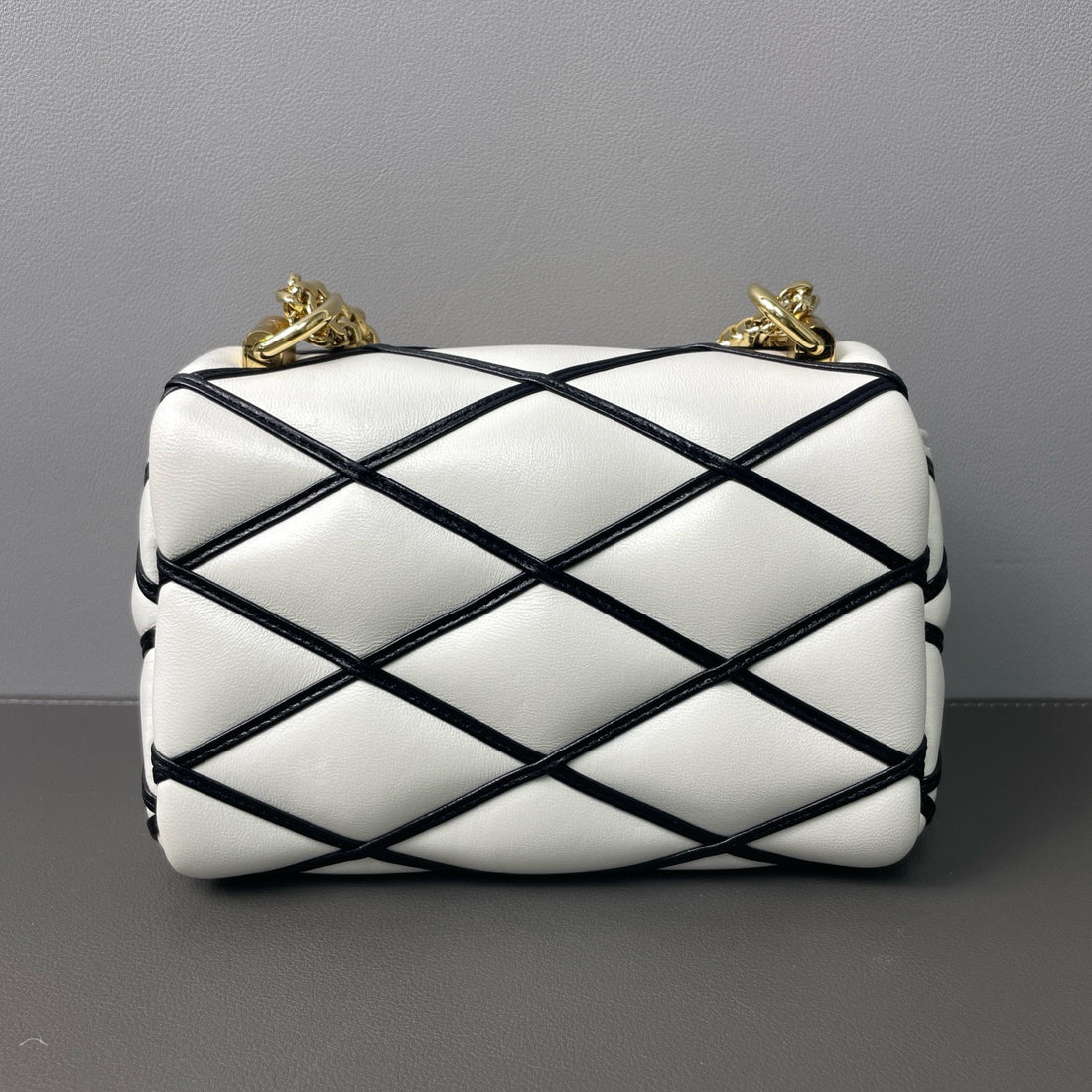 Louis Vuitton PICO GO-14 Gold Hardware Handbag, White