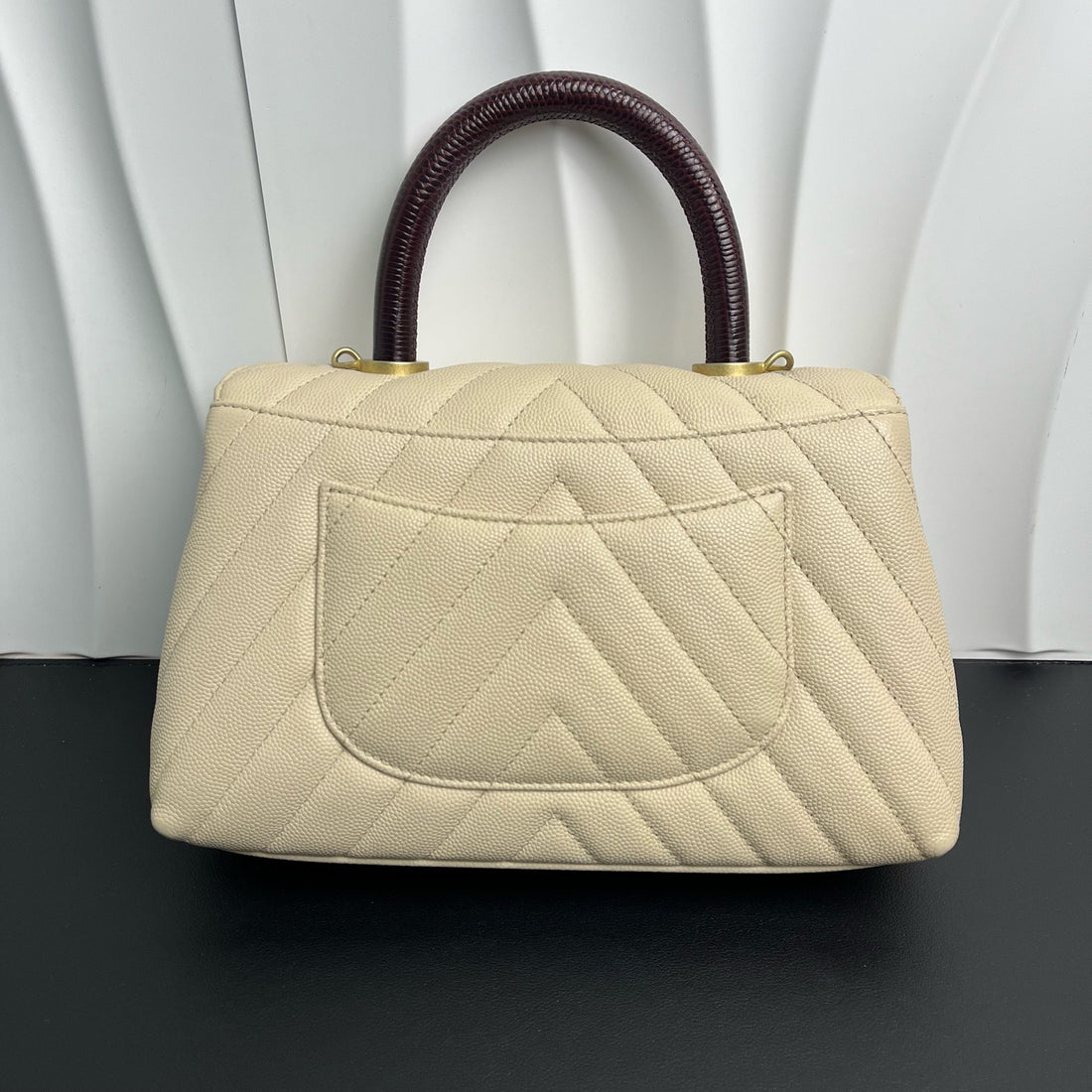 Chanel  Coco Handle Leather Handbag