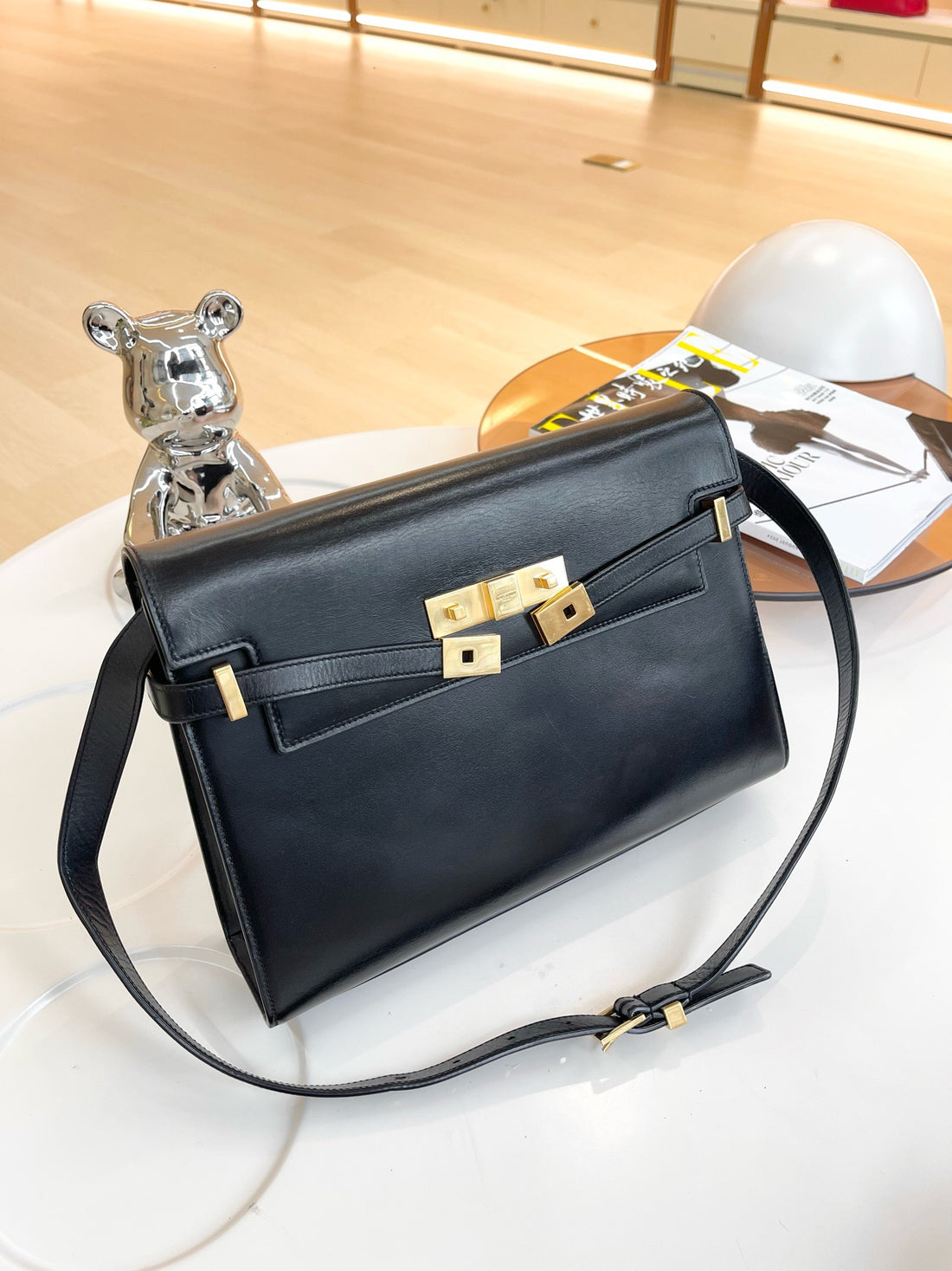 YSL Manhattan Leather Handbag