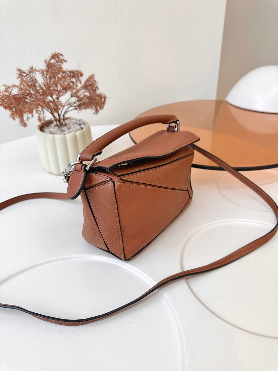 LOEWE Puzzle Leather Handbag