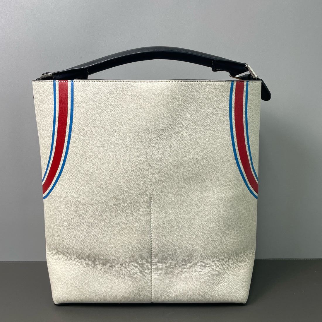 LOEWE T Pouch Leather Clutch