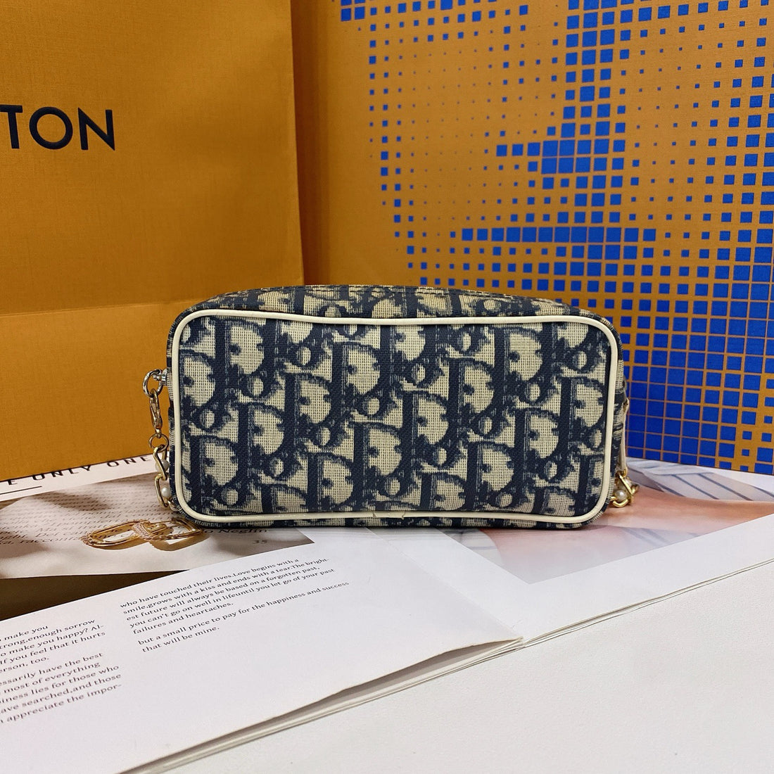 Christian Dior Oblique帆布相机包