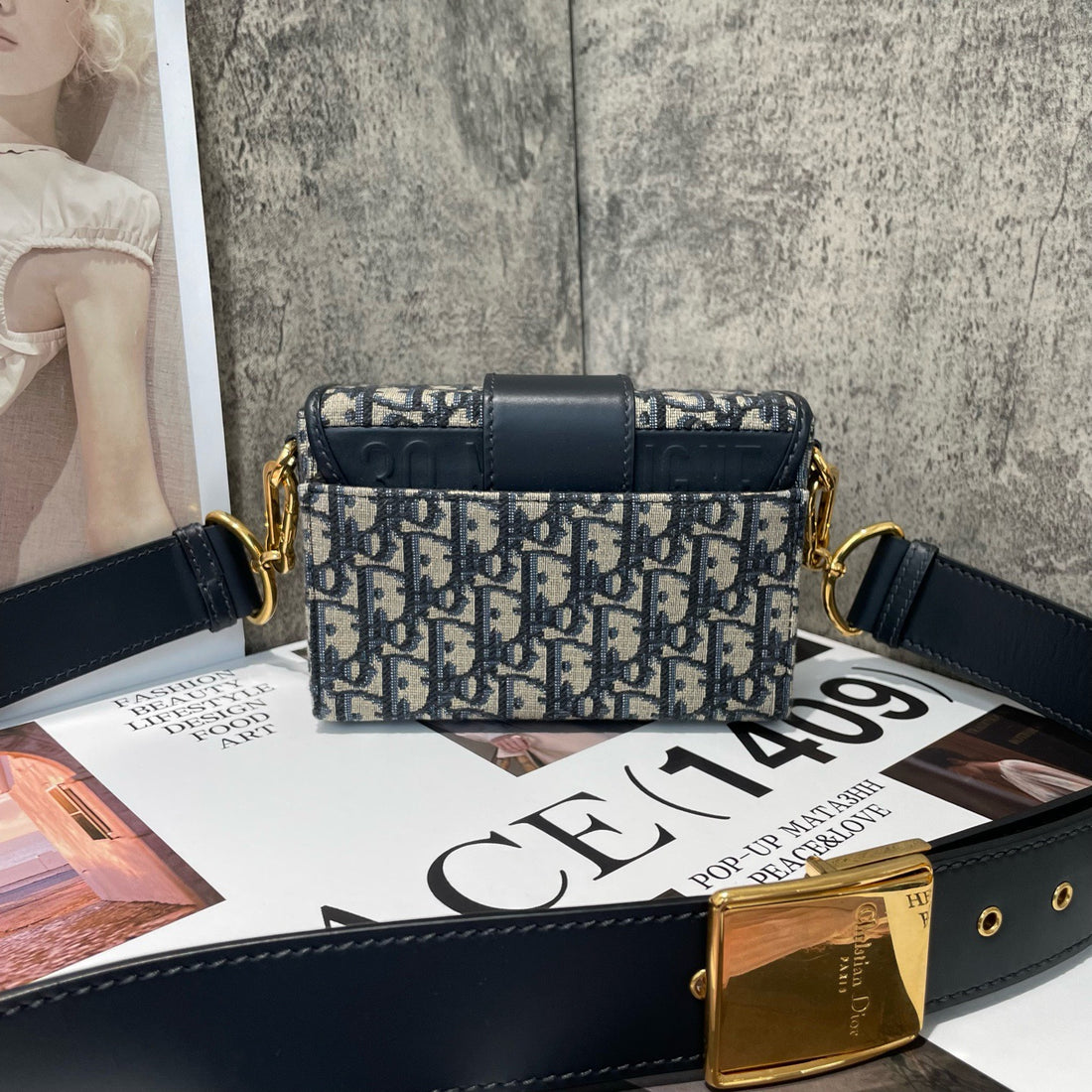 Dior Montaigne Mini Box Shoulder/Crossbody Bag