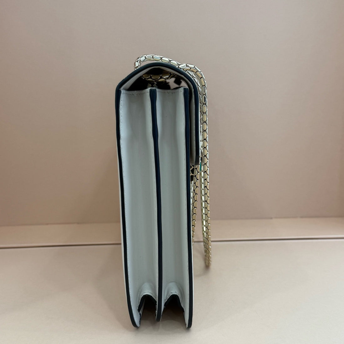 Bulgari Serpenti leather handbag