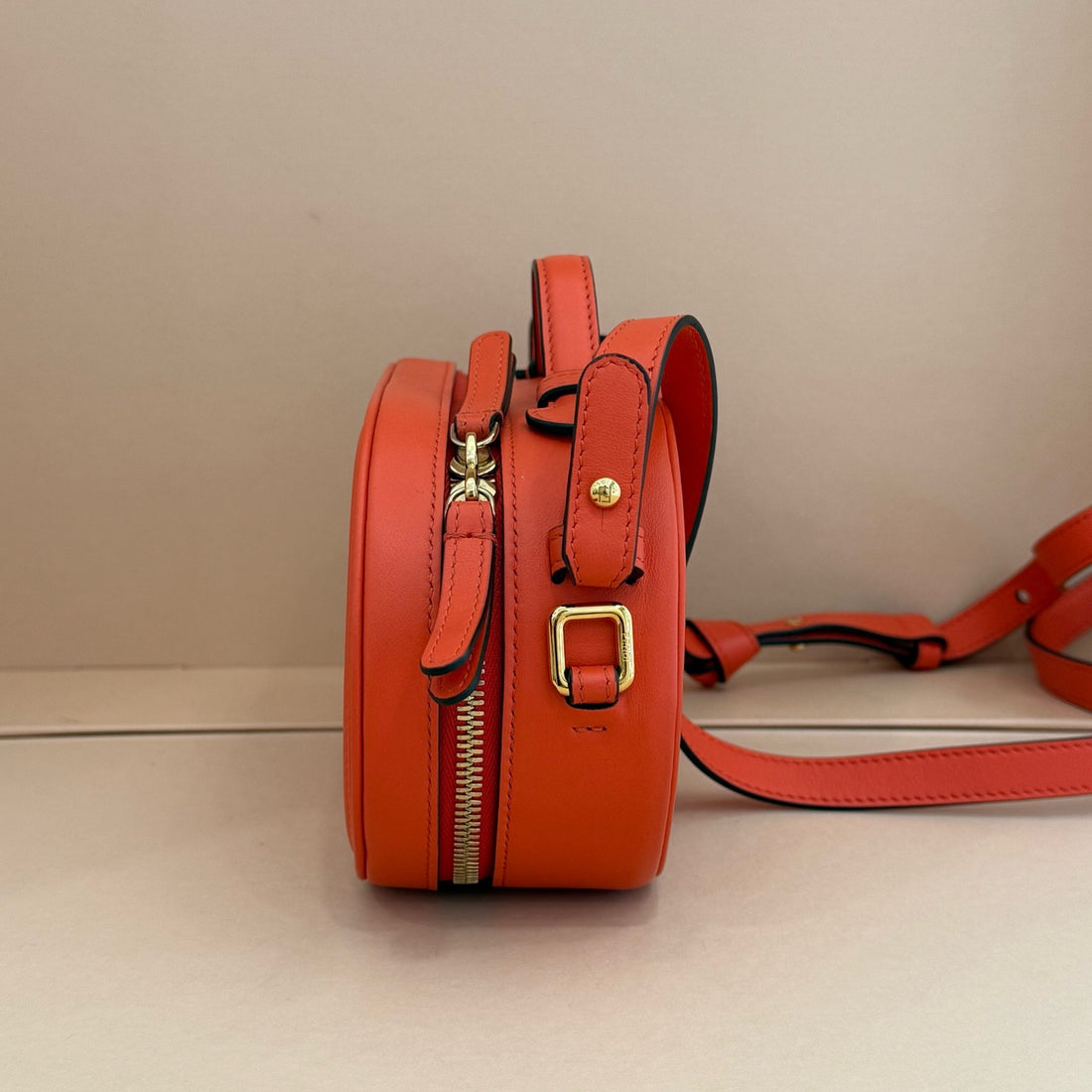 FENDI O'Lock Leather Crossbody Bag