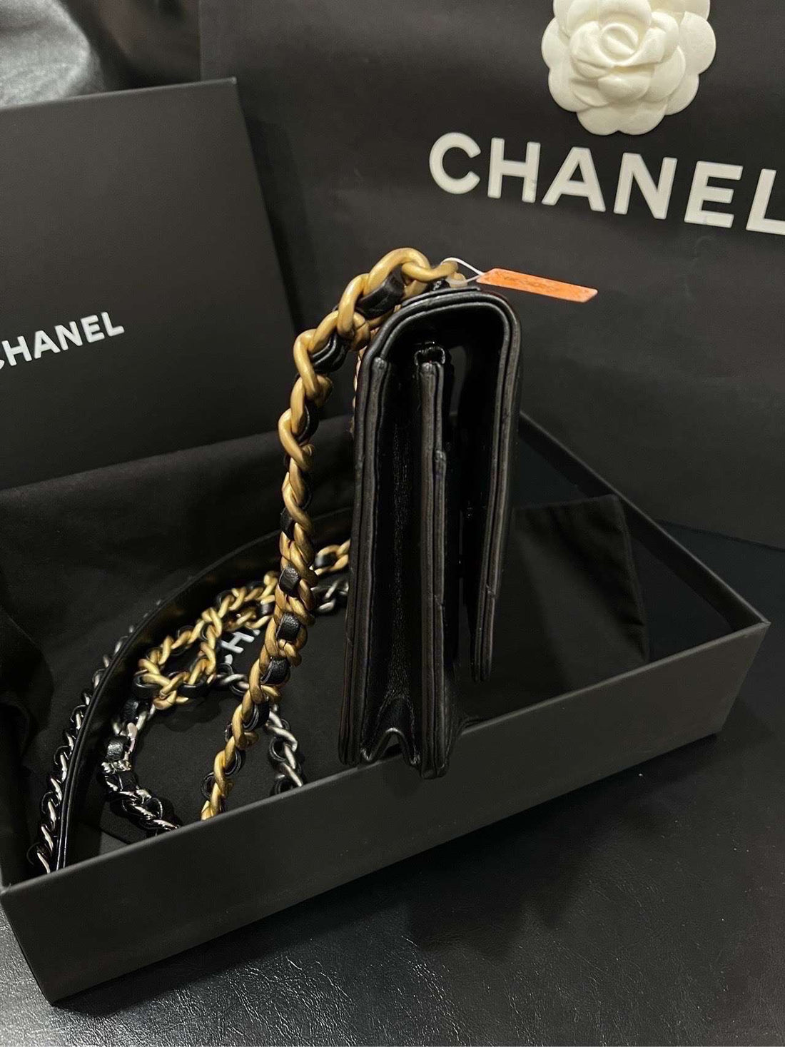 Chanel 19 Wallet on Chain WOC