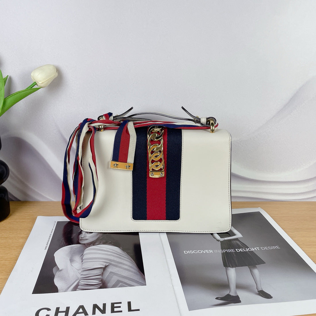 GUCCI leather handbag