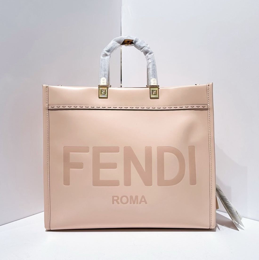 FENDI Sunshine Leather Handbag