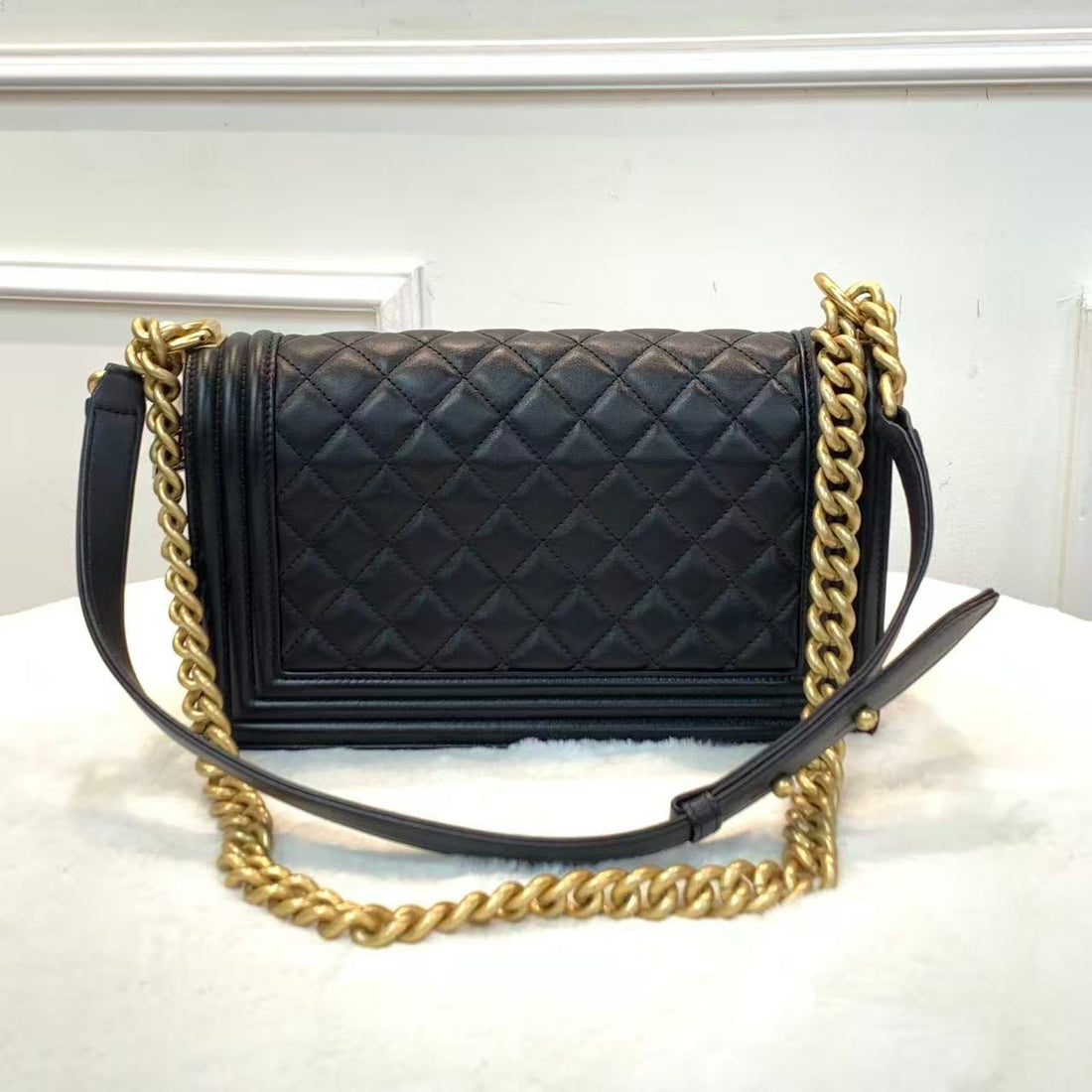 Chanel Boy leather crossbody bag