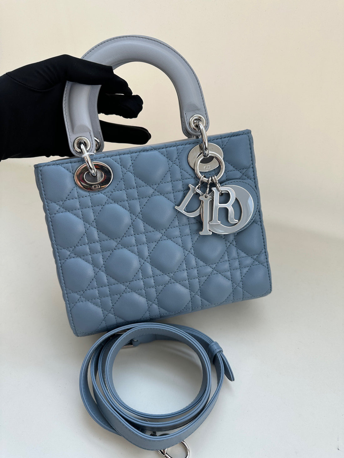 Dior Lady Dior Leather Handbag