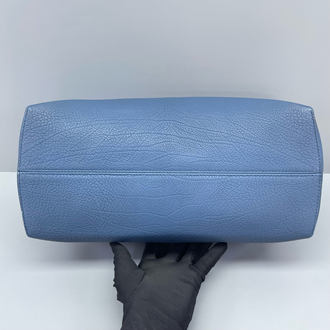 FENDI By the Way Blue Shoulder Bag