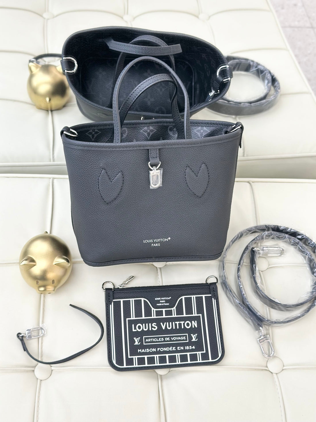 LV Neverfull Bandouliere Inside Out BB