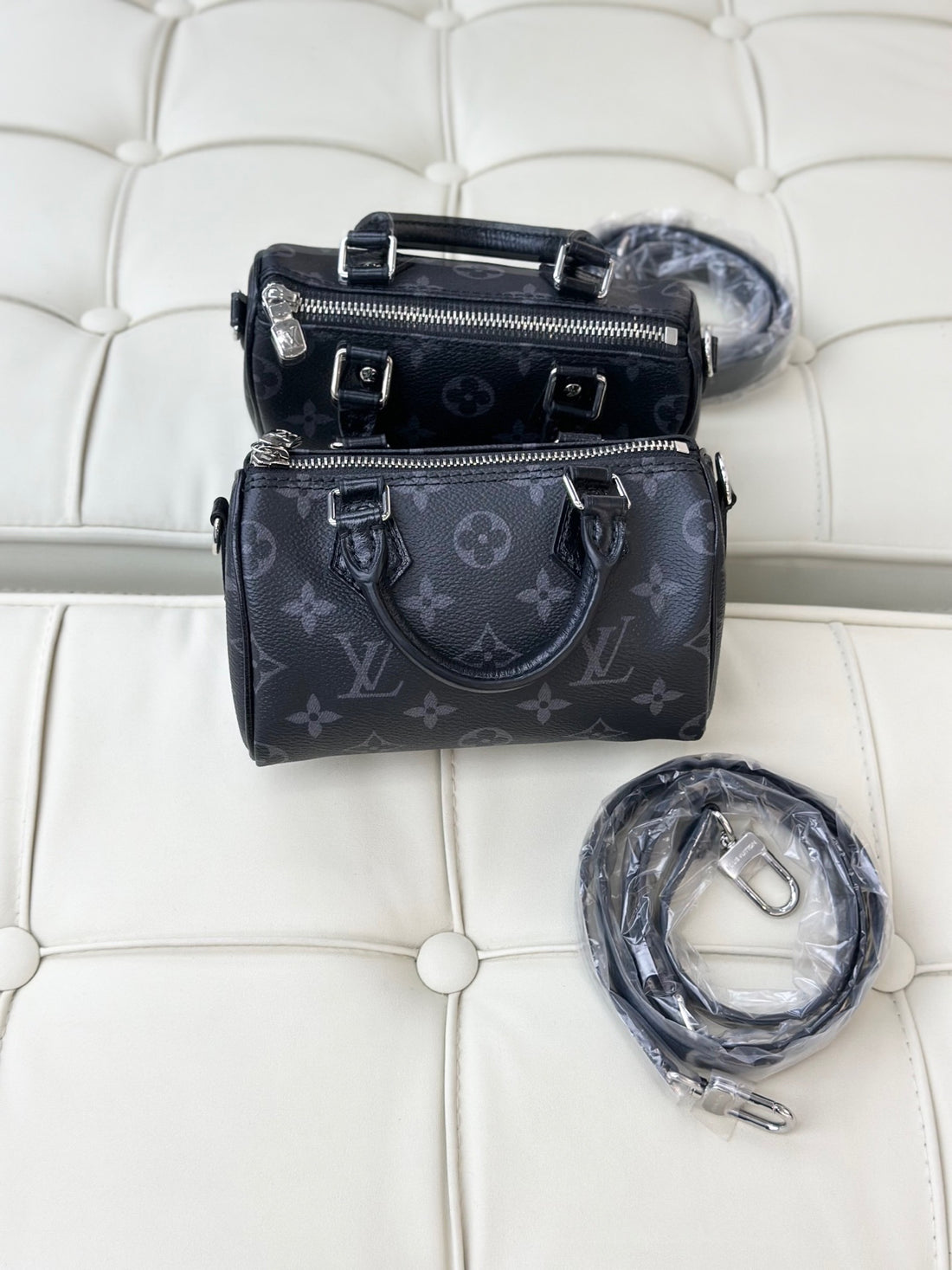 Louis Vuitton Monogram Keepall XS Boston Bag Handbag Crossbody Bag