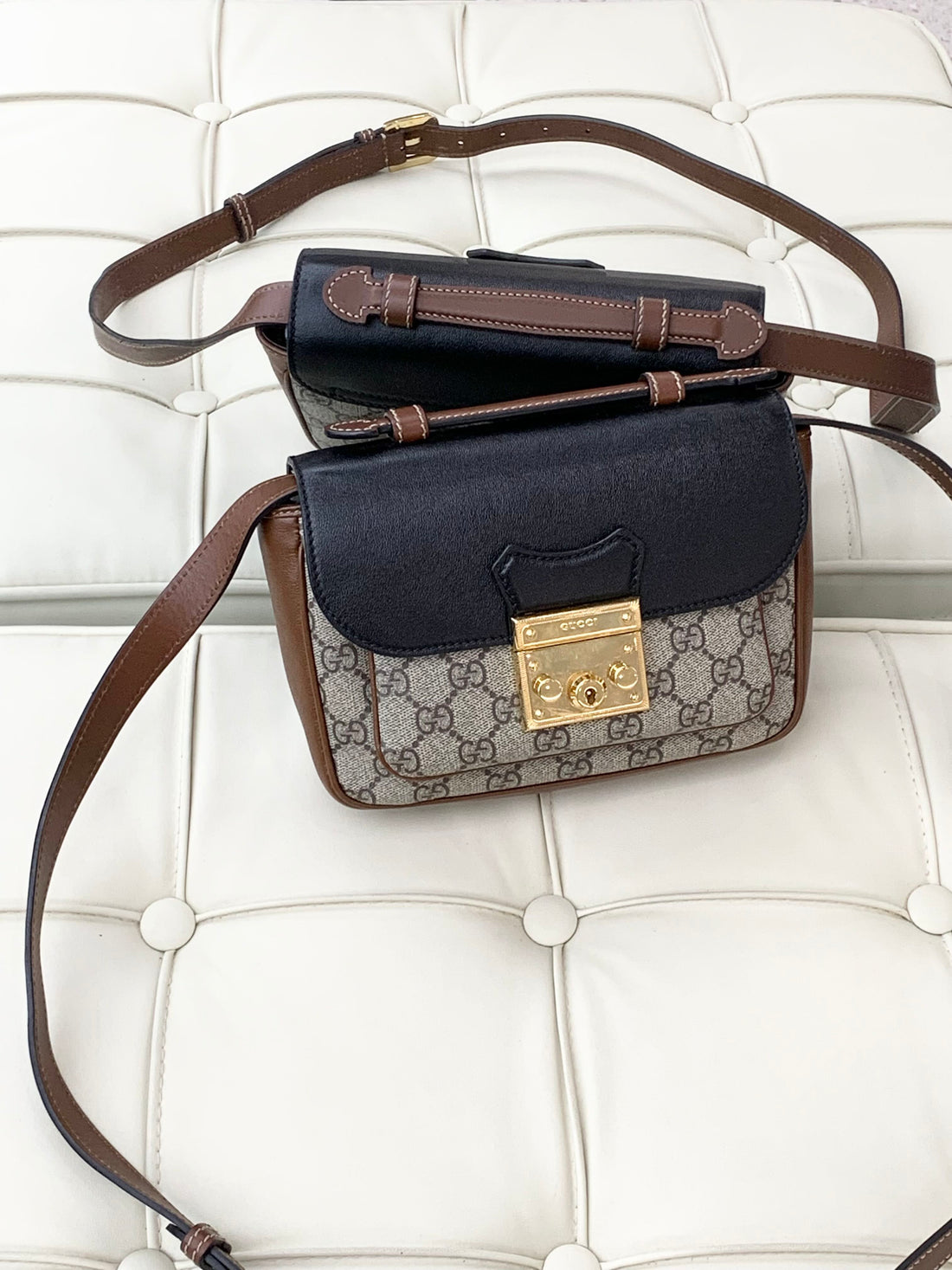 Gucci Padlock leather crossbody bag