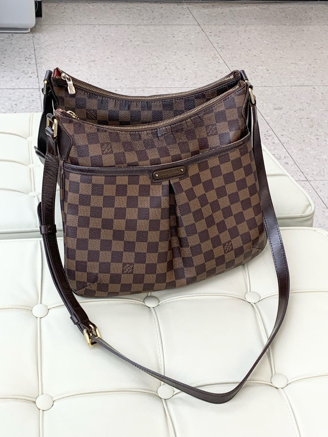Louis Vuitton Bloomsbury PM Damier Ebene Canvas Crossbody Bag