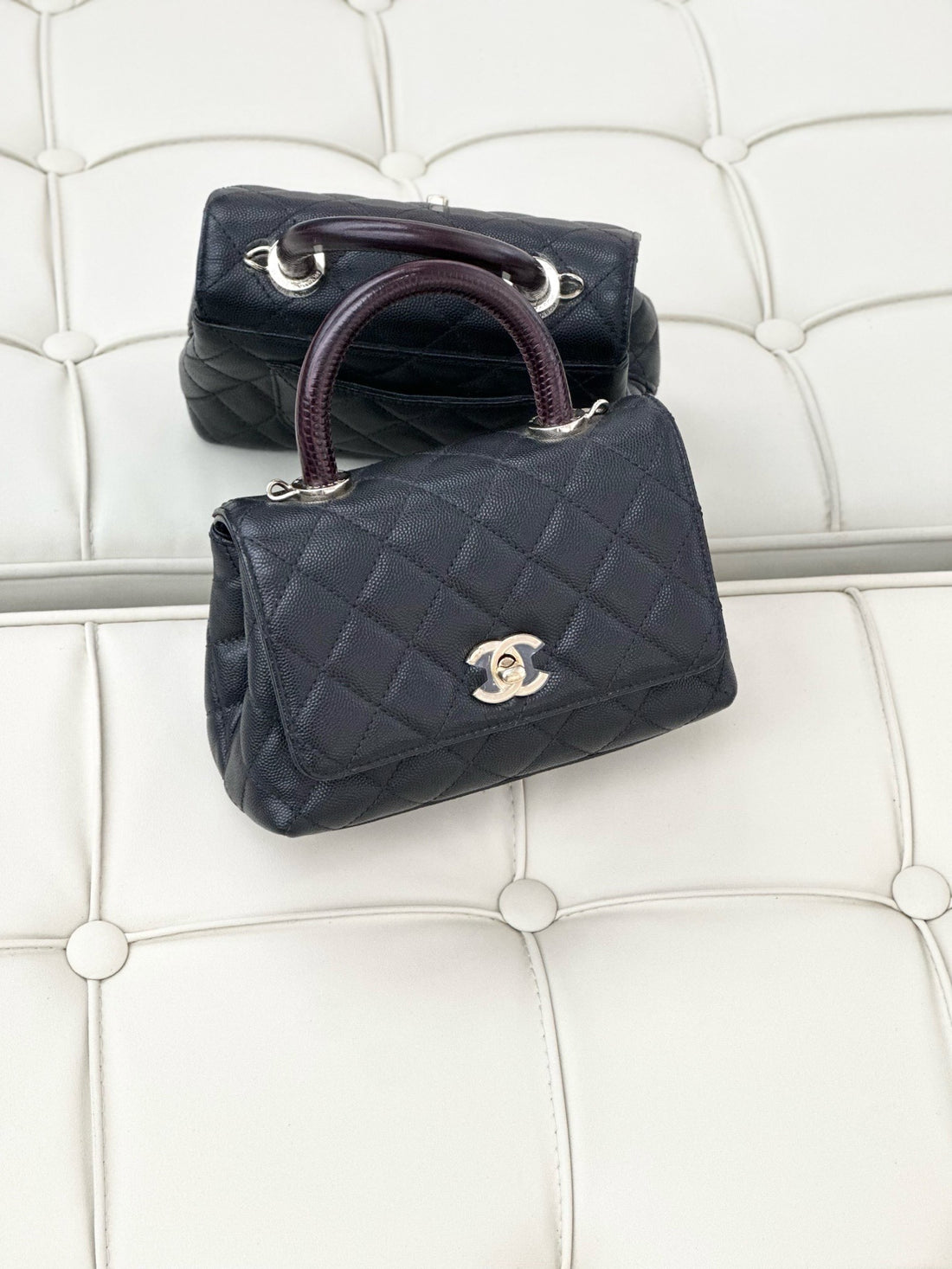 CHANEL Coco Handle leather handbag