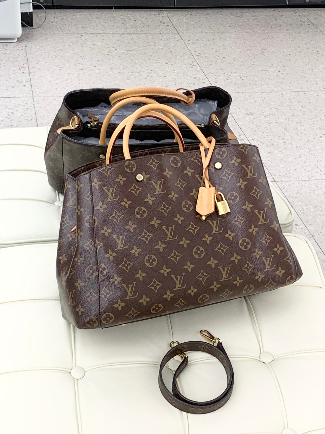 Authentic Louis Vuitton Montaigne GM handbag
