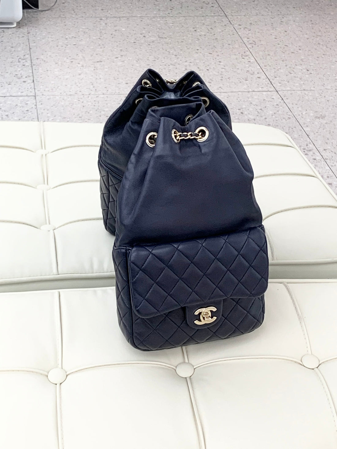 Chanel lambskin quilted Seoul backpack