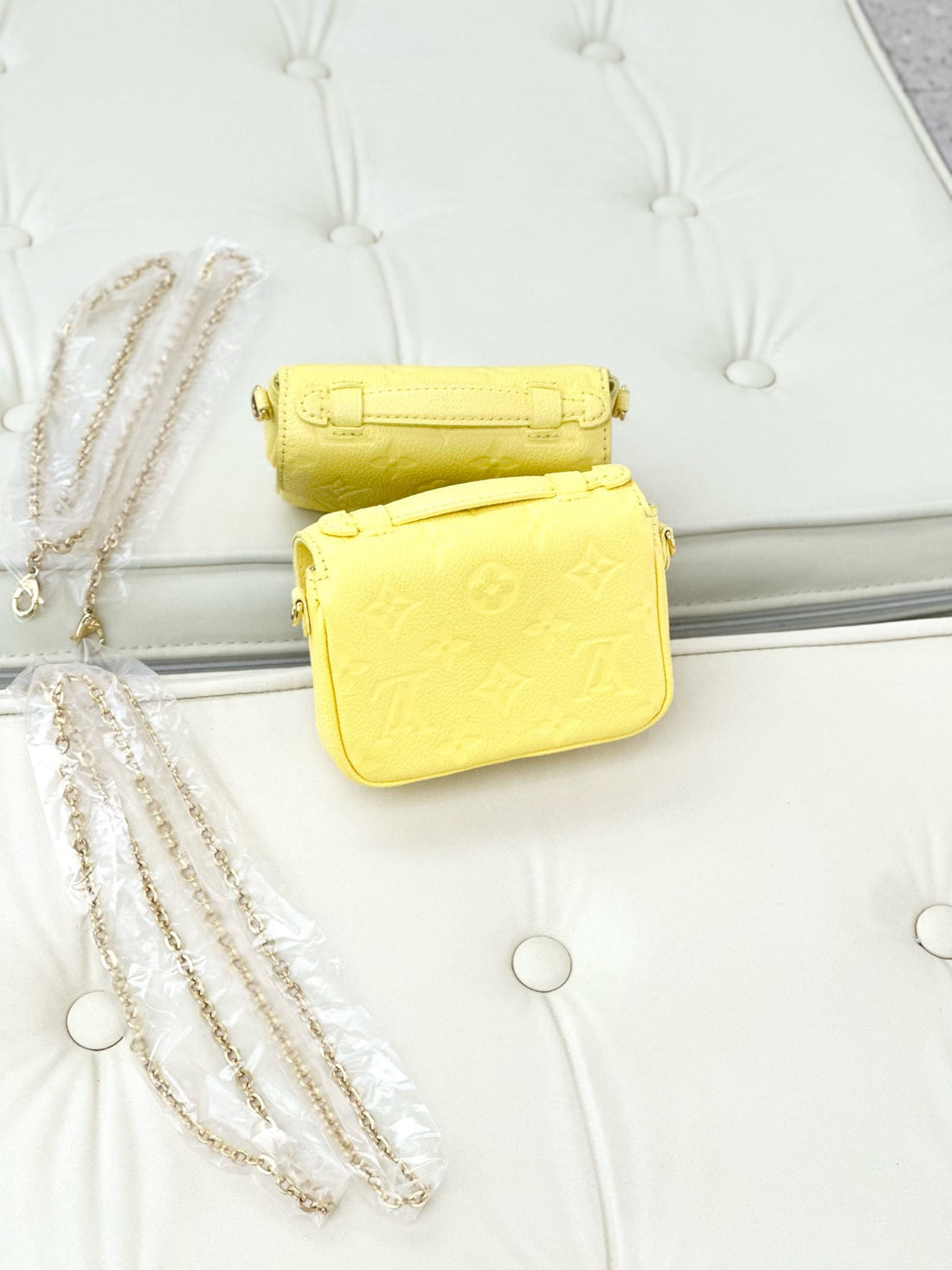 Louis Vuitton M81407 Yellow Emprete Micrometis Crossbody Bag