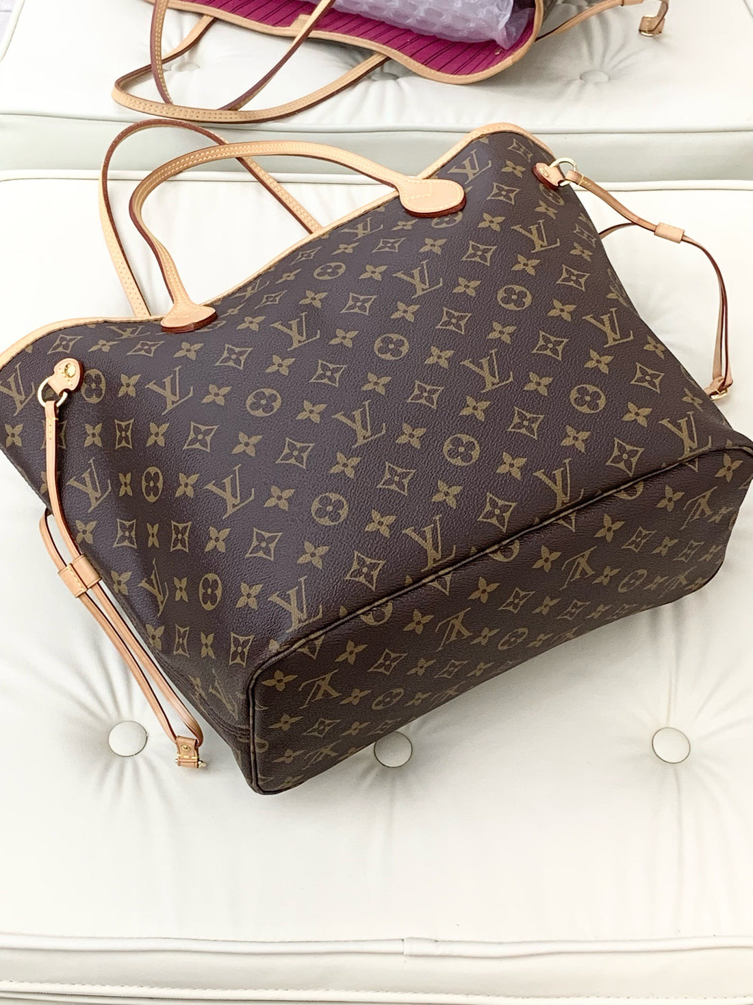 Louis Vuitton M41180 handbag, Neverfull GM, brown